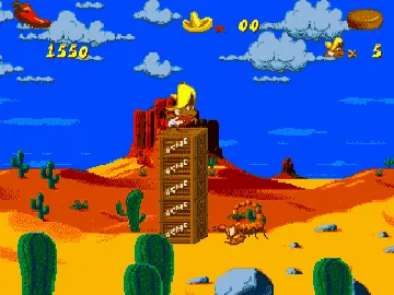 Cheese Cat-Astrophe Starring Speedy Gonzales (Europe) screen shot game playing